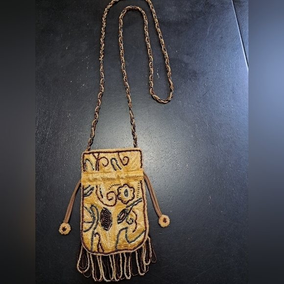 Handmade Beaded Pouch - Picture 1 of 9